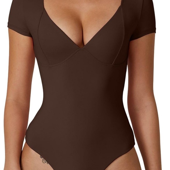 Amazon Tee Bodysuit short sleeve - DOUBLE LINED - Picture 4 of 4